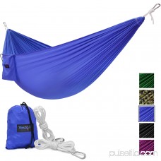 Yes4All Lightweight Double Camping Hammock with Carry Bag (Purple) 566637785
